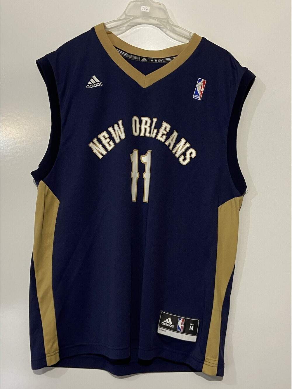 Mens ADIDAS Blue Vintage Y2K New Orleans Pelicans #11 Jrue Holiday Jersey Sz M
